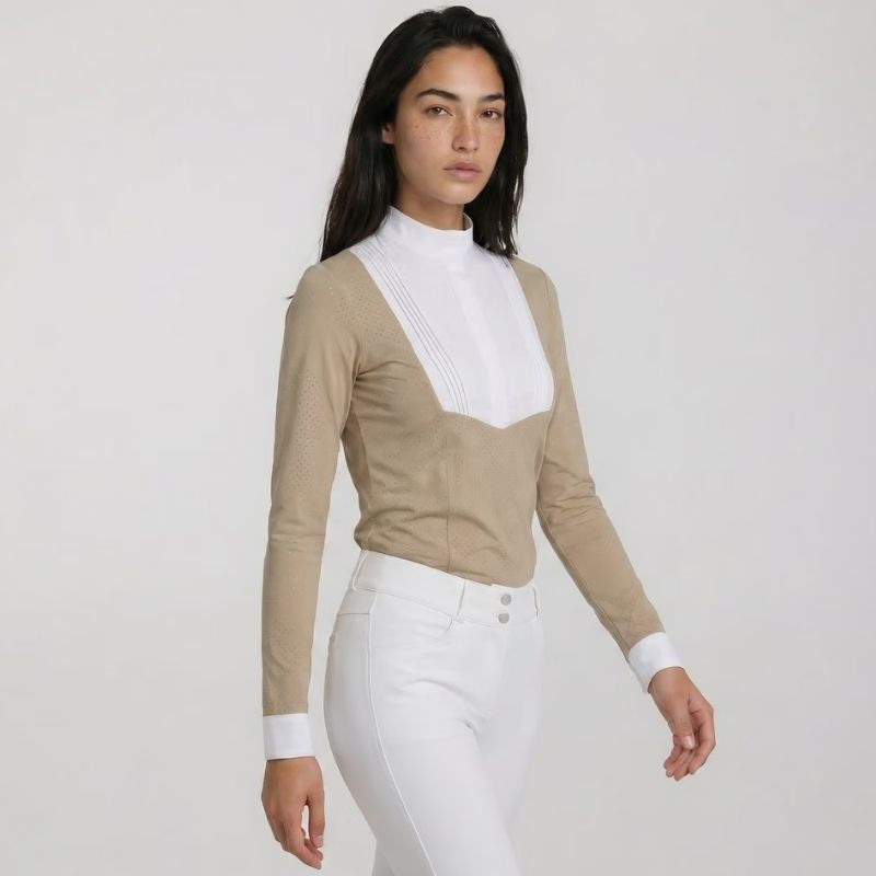 Haut de concours Heritage Air Long Sleeve Beige