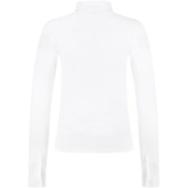 Haut de concours Classic Glitter Zipper Long Sleeve Blanc Haut de concours Classic Glitter Zipper Long Sleeve Blanc