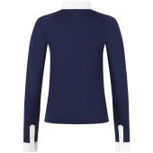 Haut de concours Classic Glitter Zipper Long Sleeve Bleu Marine Haut de concours Classic Glitter Zipper Long Sleeve Bleu Marine