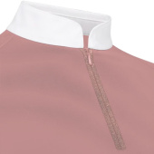 Haut de concours Classic Glitter Zipper Long Sleeve Vieux Rose Haut de concours Classic Glitter Zipper Long Sleeve Vieux Rose