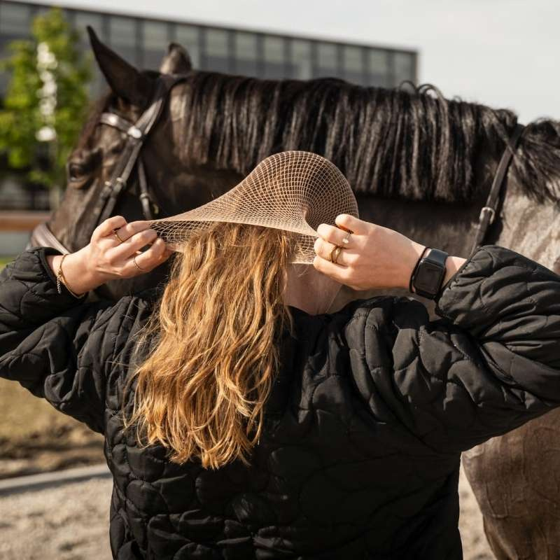Filet à cheveux Riding Wear 2-pack Marron clair