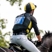 Porte-numéro Eventing Bib Noir Porte-numéro Eventing Bib Noir