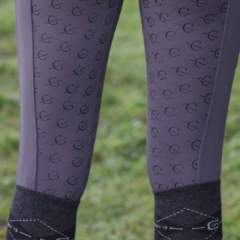 Leggings d'équitation Jr ClassicStar Gris