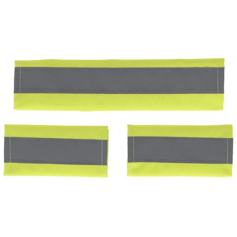Ensemble réfléchissant pour licol/bride 3-pack Orange Jaune