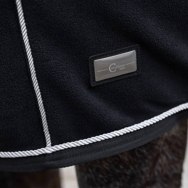 Couverture polaire avec couvre-cou CovallieroTherm Noir