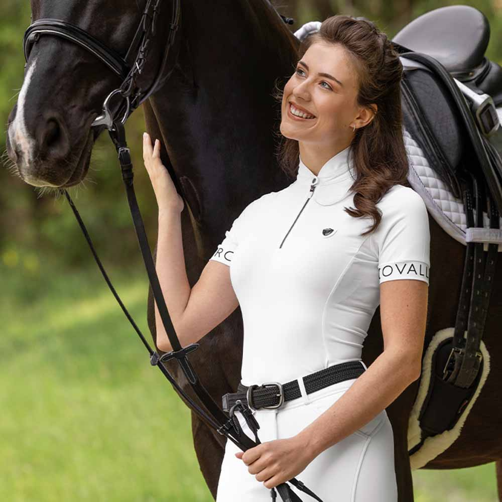 Haut de compétition Shortsleeve Blanc