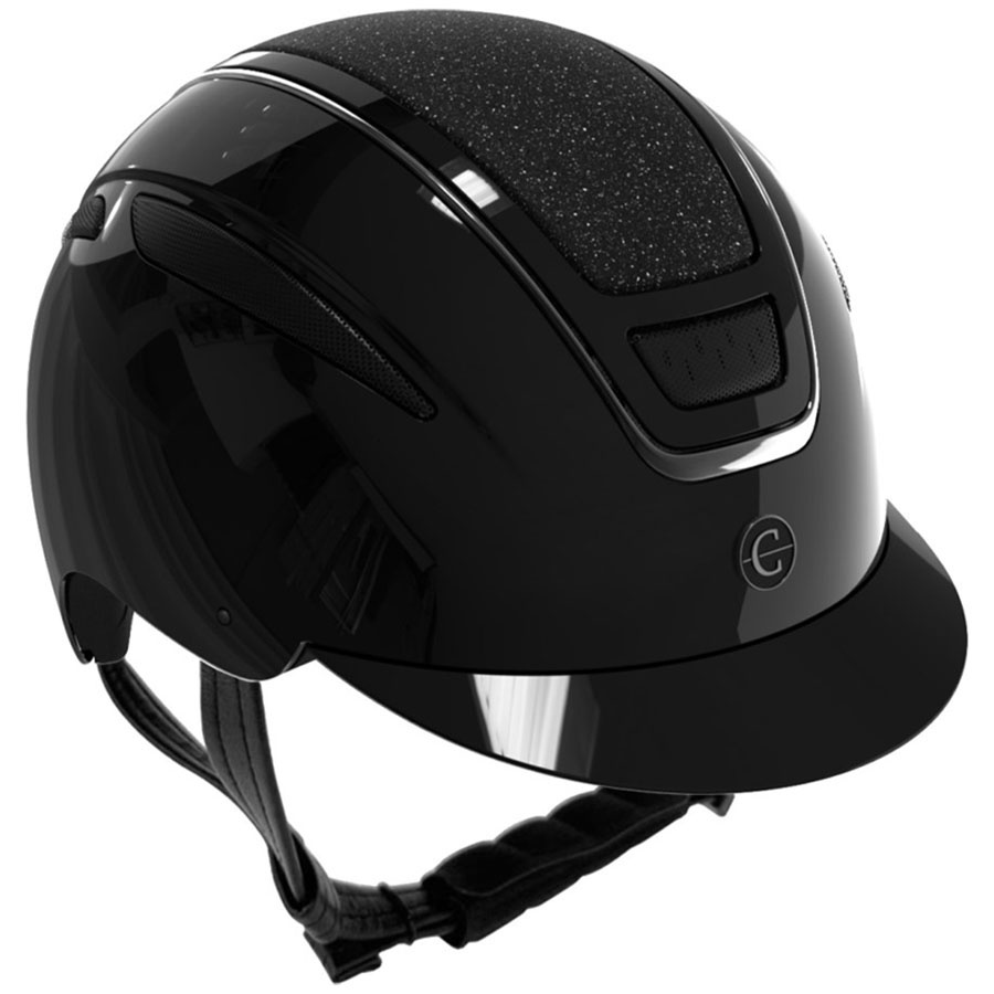 Casque d'équitation Elite Glossy Noir