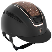 Casque d'équitation Elite Rose Gold Noir Casque d'équitation Elite Rose Gold Noir