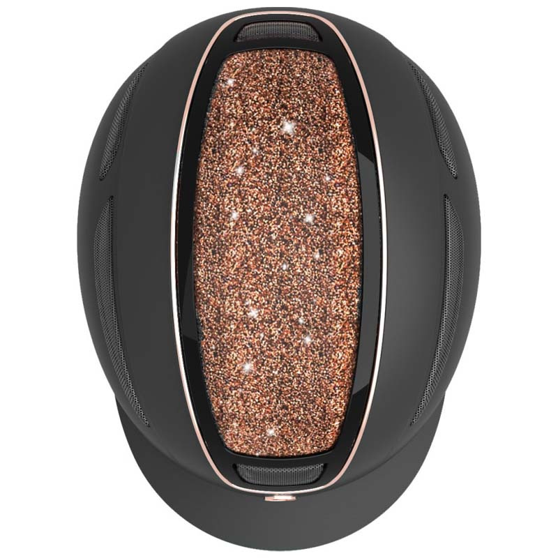 Casque d'équitation Elite Rose Gold Noir