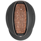 Casque d'équitation Elite Rose Gold Noir Casque d'équitation Elite Rose Gold Noir