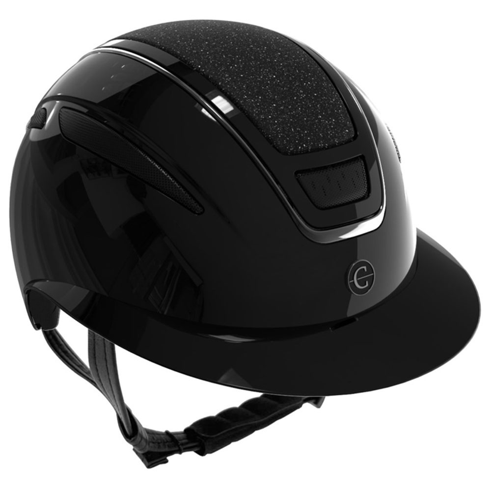 Casque d'équitation Elite Polo Glossy Noir