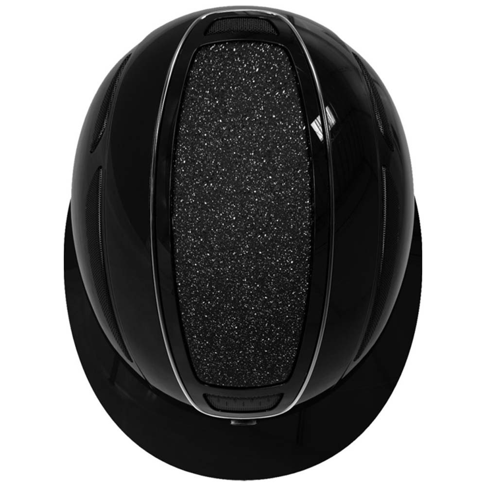 Casque d'équitation Elite Polo Glossy Noir