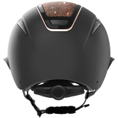 Casque d'équitation Elite Polo Rose Gold Noir Casque d'équitation Elite Polo Rose Gold Noir
