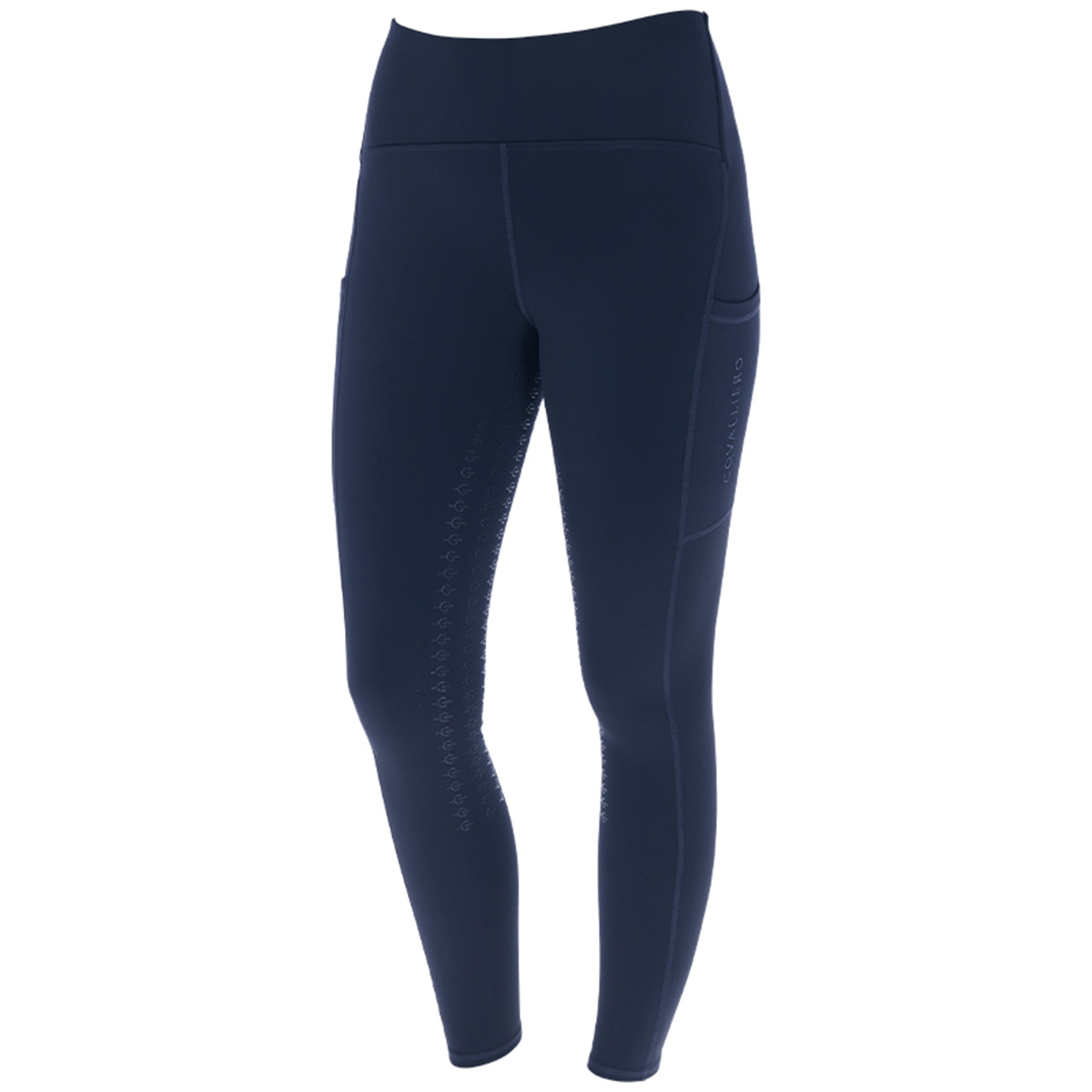 Collants d'équitation d'hiver Grip Helskodda Bleu Marine