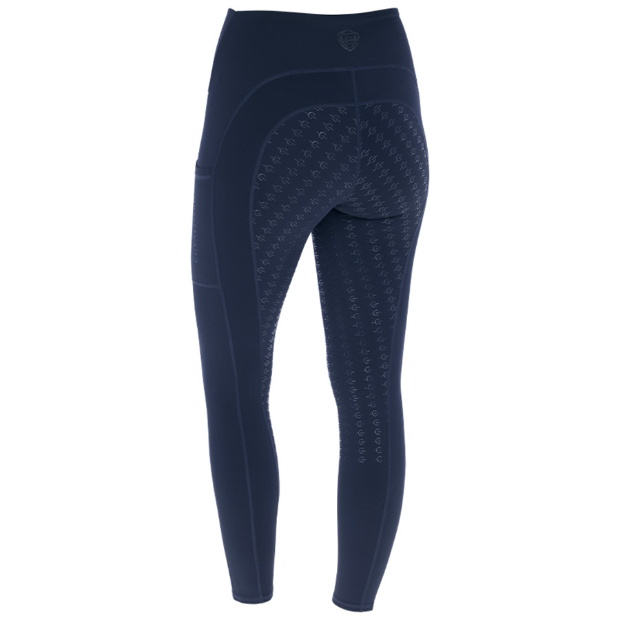Collants d'équitation d'hiver Grip Helskodda Bleu Marine