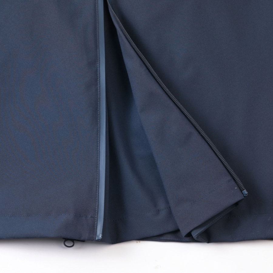Imperméable 2-Way Zip Bleu Marine