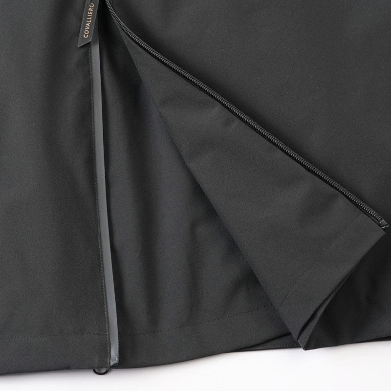 Imperméable 2-Way Zip Noir
