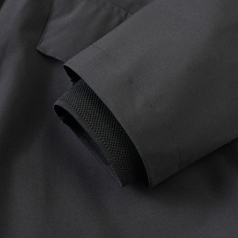 Imperméable 2-Way Zip Noir