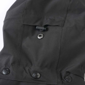 Imperméable 2-Way Zip Noir Imperméable 2-Way Zip Noir