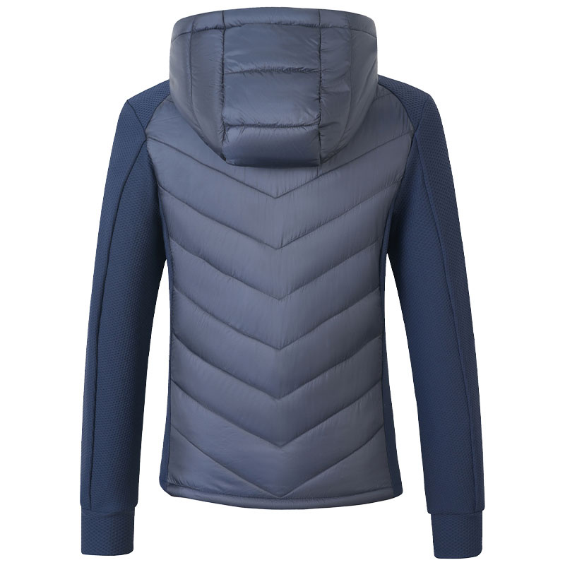 Veste Hybride Quilted Bleu Marine