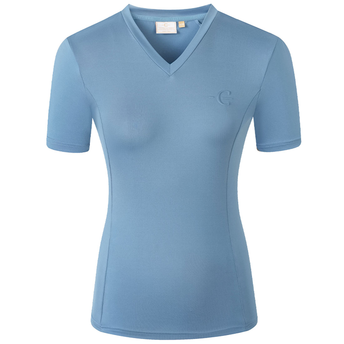 T-shirt V-Neck Bleu