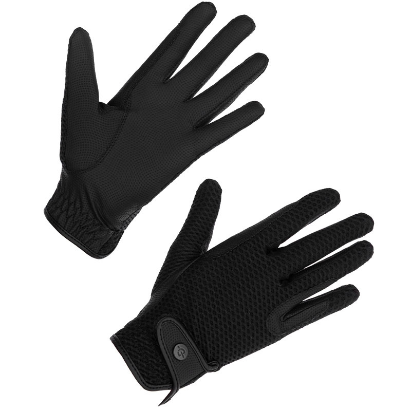Gants d'équitation Airy Summer Noir