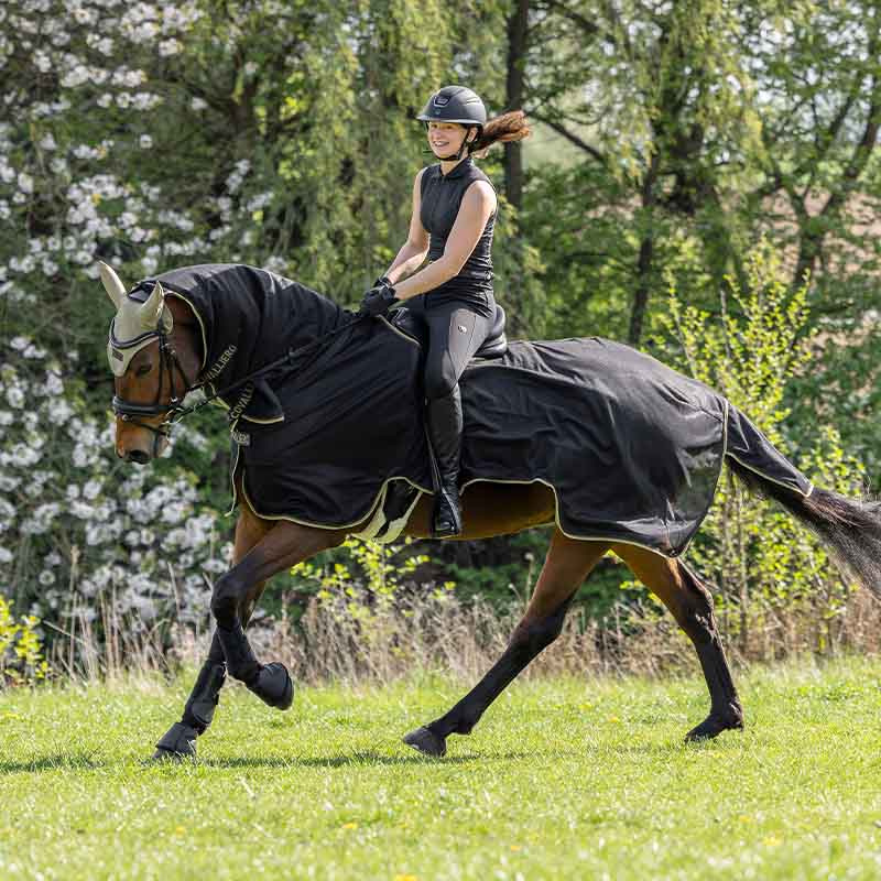 Couverture anti-mouches d'exercice Anatomical Noir