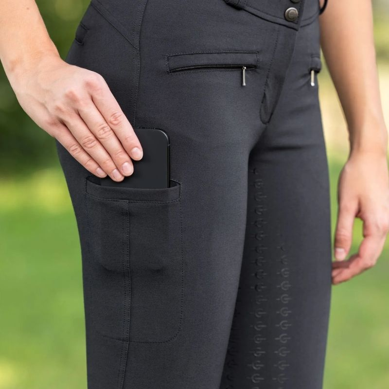 Pantalon d'équitation Signature Noir