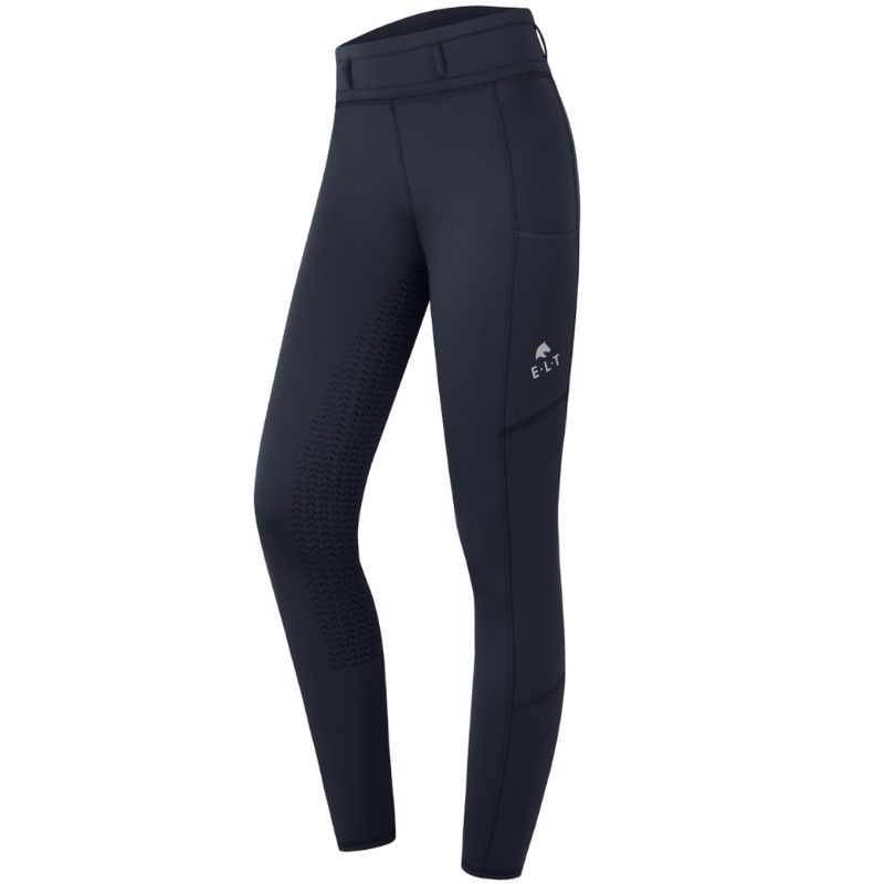 Collant d'équitation Enfant/Junior Ella Full Grip Bleu Marine