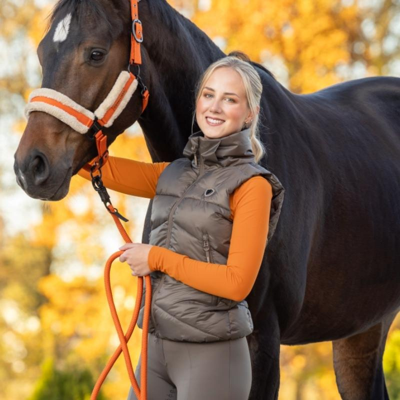 Gilet d'équitation Winter Marron