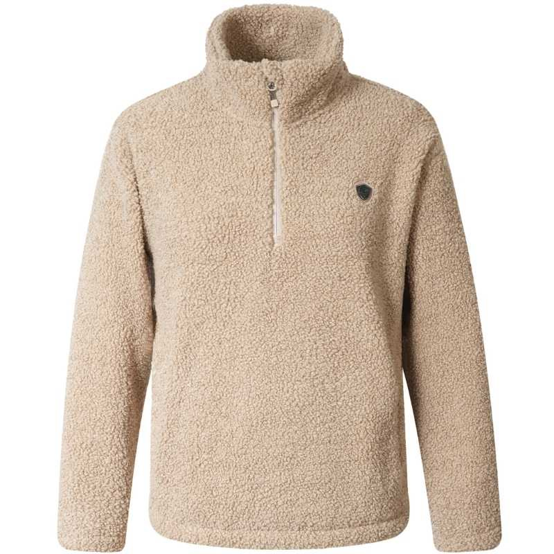 Polaire teddy 1/4 Zip Beige