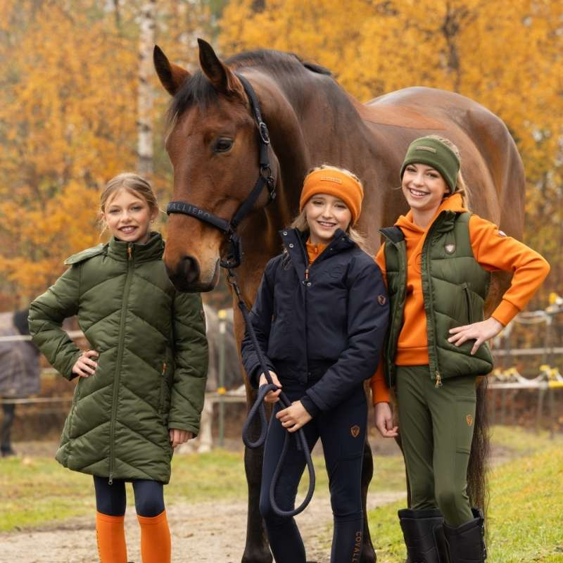 Manteau d'équitation Winter Enfant/Junior Vert