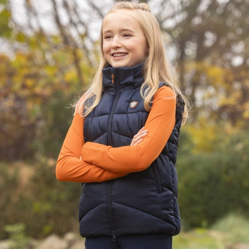 Gilet d'équitation Winter Enfant/Junior Bleu Marine
