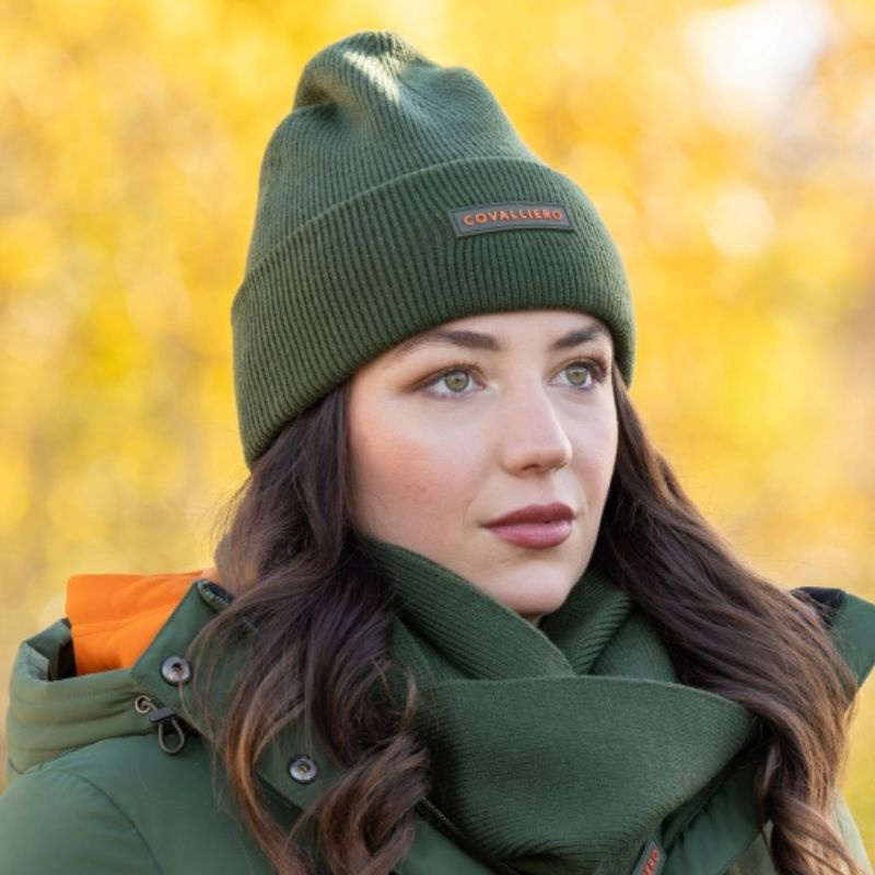 Bonnet Knitted Vert 