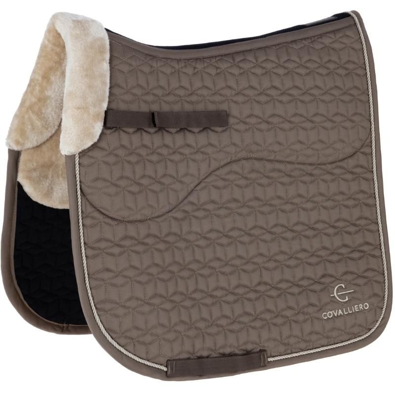 Tapis de selle dressage Soft Marron