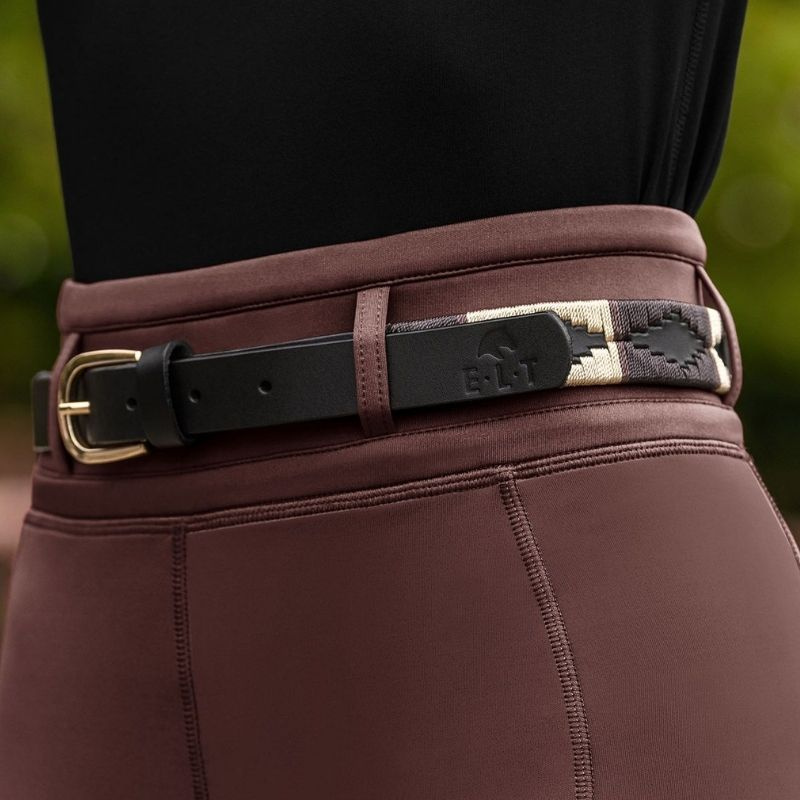 Ceinture Gemma Polo Marron/Beige
