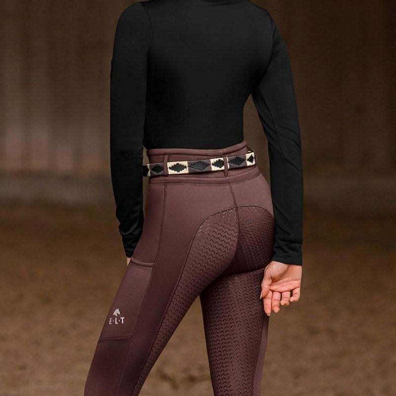Ceinture Gemma Polo Marron/Beige