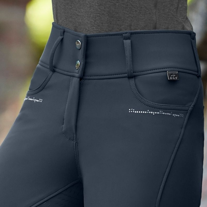 Culotte d'équitation Mathilda Glam Full Grip Bleu Marine