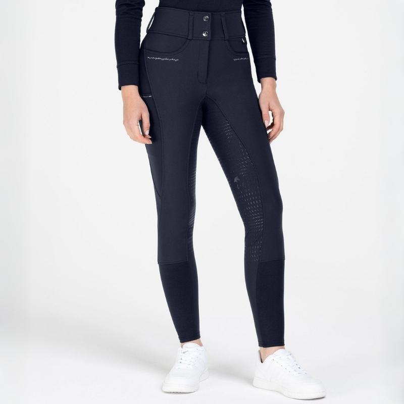 Culotte d'équitation Mathilda Glam Full Grip Bleu Marine