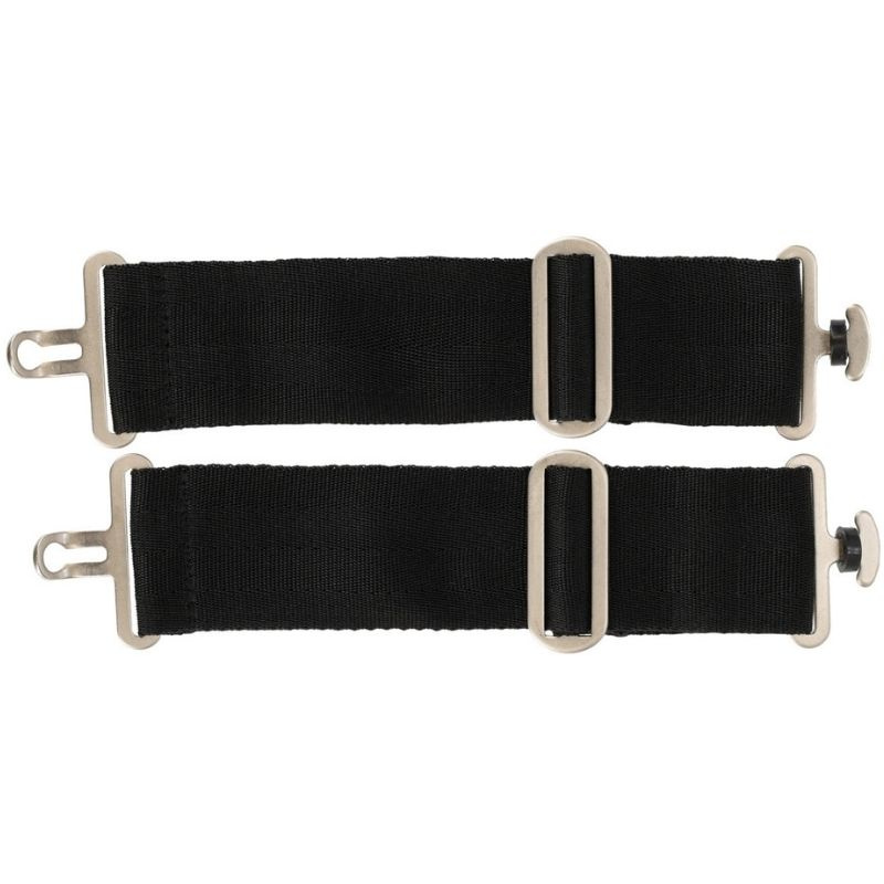 Extension de sangle de couverture 2-pack Noir