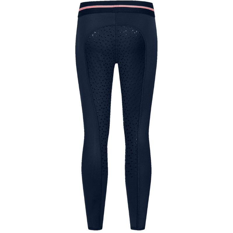 Collant d'équitation Enfant/Junior Lucky Leni Full Grip Bleu Marine