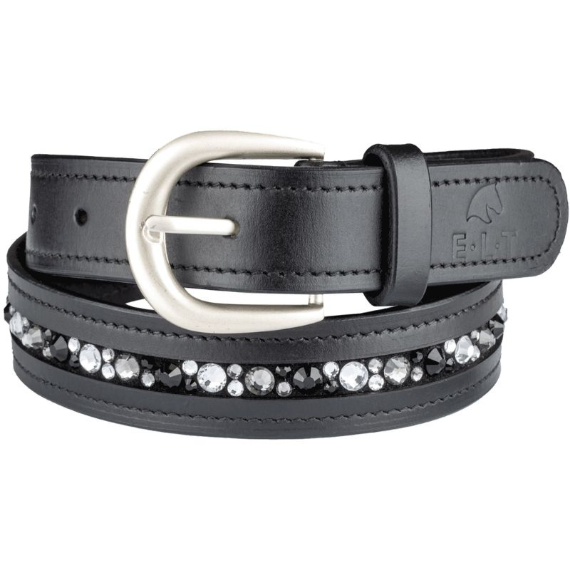 Ceinture en cuir Jewel Noir