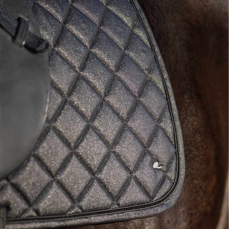 Tapis de selle Glitter Collection Noir