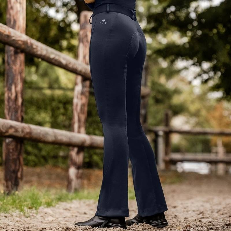 Culotte d'équitation Jodhpur Essential Full Seat Bleu Marine