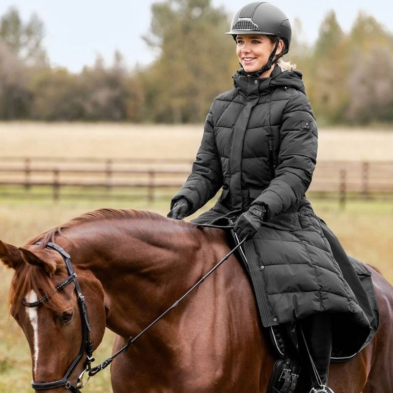 Manteaux d'équitation Saphira Advanced Noir