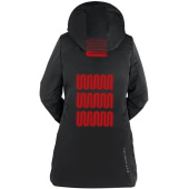 Veste chauffante Comfort Heat Parka Noir Veste chauffante Comfort Heat Parka Noir