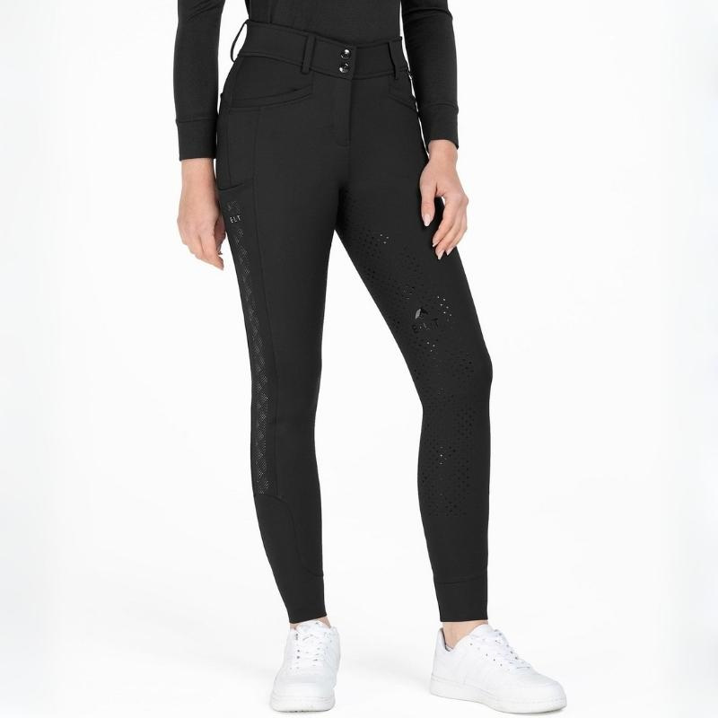 Culotte d'équitation Reflective Full Grip Noir