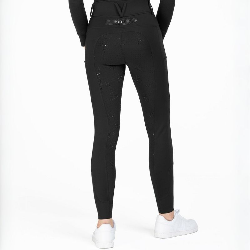 Culotte d'équitation Reflective Full Grip Noir