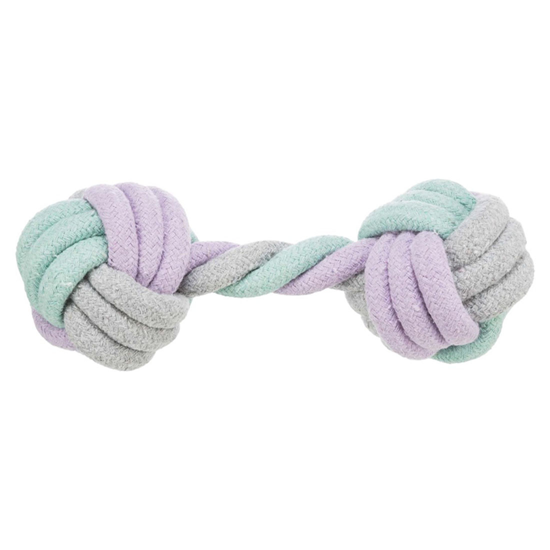 Jouet pour chien Rapport en corde Junior Gris/Turquoise/Lilas