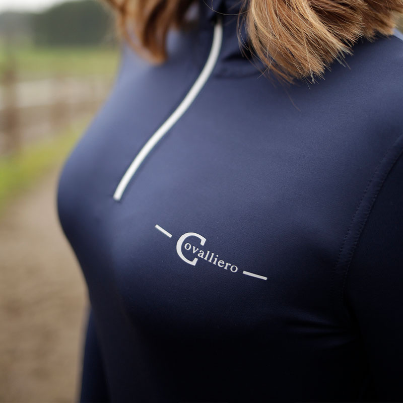 Pull 1/4 Zip Active Bleu Marine